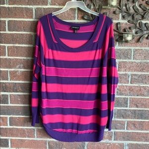 Lane bryant outlet size 18 20 striped sweater top